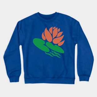 G1 Alternate July Water Lily symbol Crewneck Sweatshirt